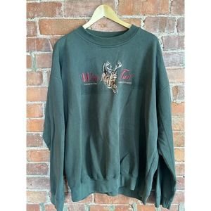 Vintage white tail deer sweater Clearwater creek clothing